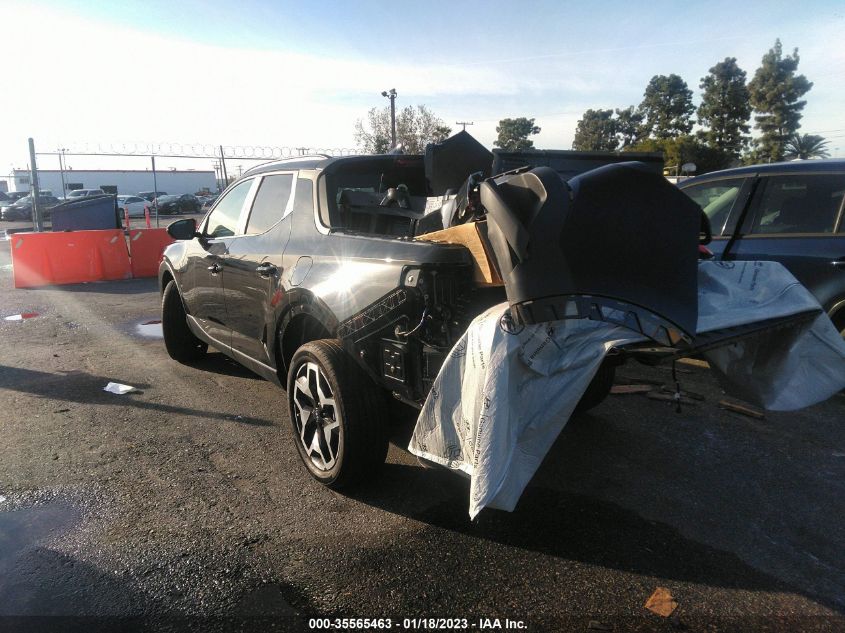 2022 HYUNDAI SANTA CRUZ LIMITED VIN: 5NTJEDAF8NH002722