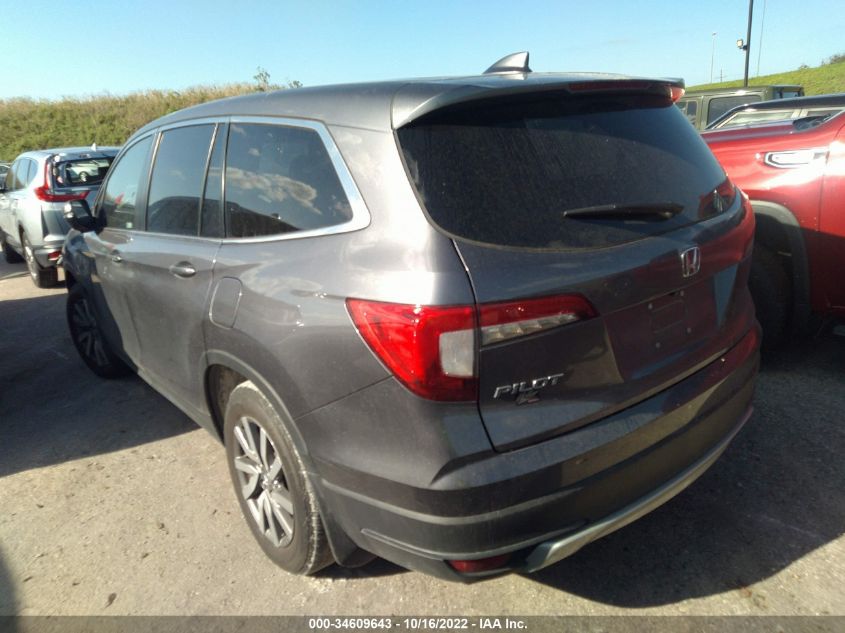 2021 HONDA PILOT EX-L VIN: 5FNYF5H55MB011632