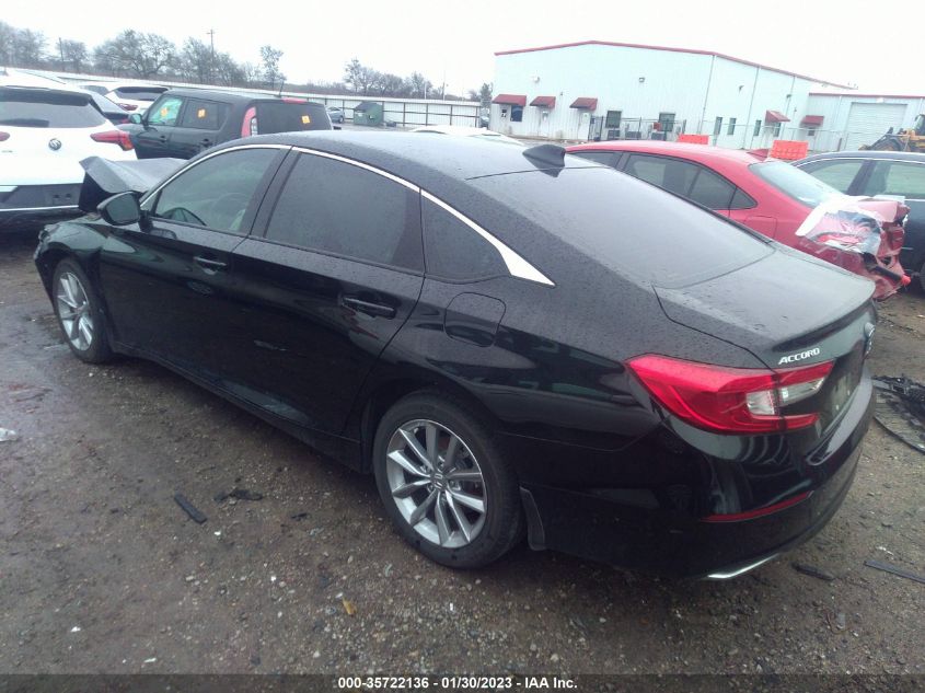 2021 HONDA ACCORD SEDAN LX VIN: 1HGCV1F17MA076658