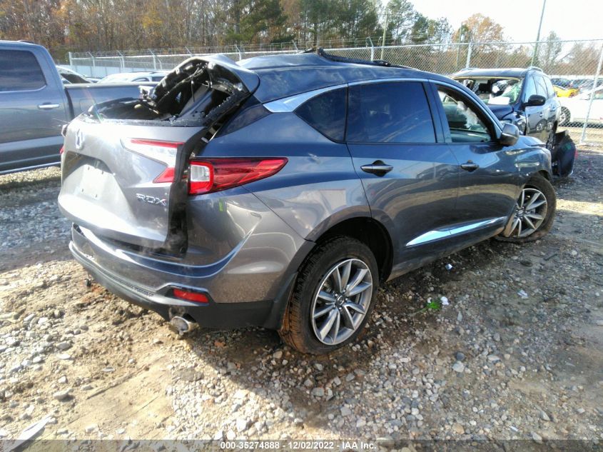 2020 ACURA RDX W/TECHNOLOGY PKG VIN: 5J8TC1H54LL015258