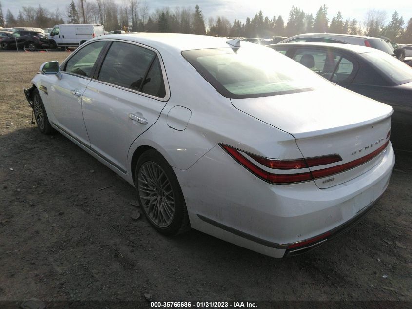 2022 GENESIS G90 5.0L ULTIMATE VIN: KMTF54PH8NU096380