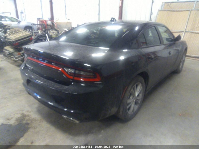 2022 DODGE CHARGER SXT VIN: 2C3CDXJGXNH265022