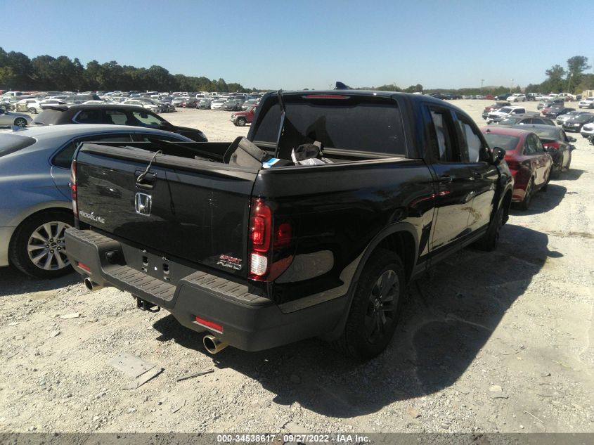 2021 HONDA RIDGELINE SPORT VIN: 5FPYK3F1XMB024089