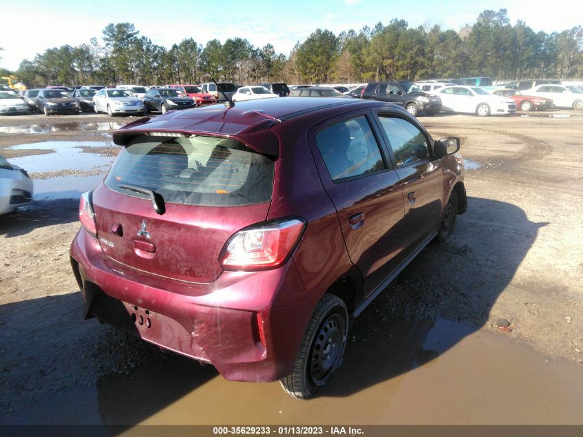 2022 MITSUBISHI MIRAGE ES/LE VIN: ML32AUHJ7NH000969