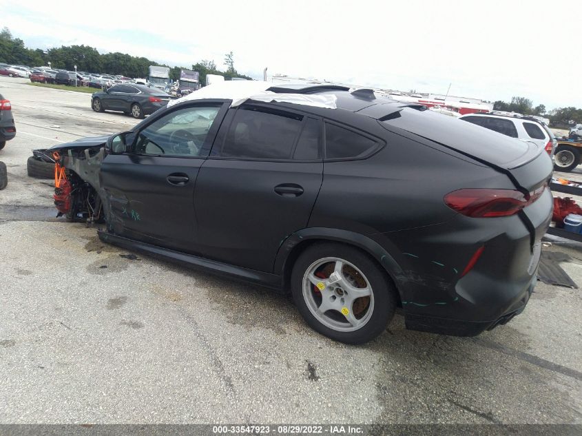 2021 BMW X6 M VIN: 5YMCY0C09M9G82308