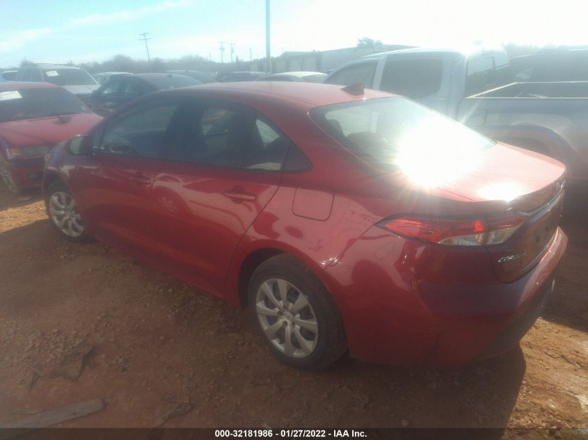 2020 TOYOTA COROLLA LE VIN: JTDEPRAE5LJ009792
