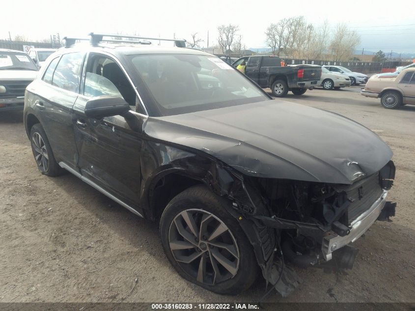 2021 AUDI Q5 PREMIUM PLUS VIN: WA1BAAFY8M2125423