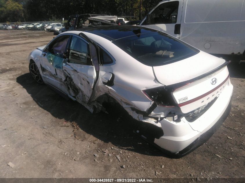 2022 HYUNDAI SONATA N LINE VIN: KMHL14JC3NA222040
