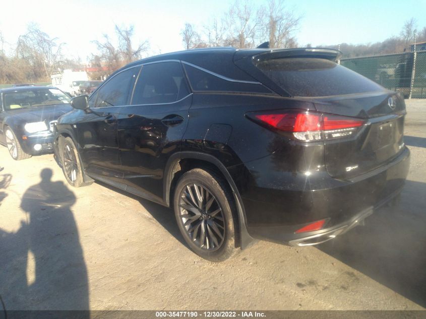 2020 LEXUS RX RX 350 F SPORT VIN: 2T2YZMDAXLC213448