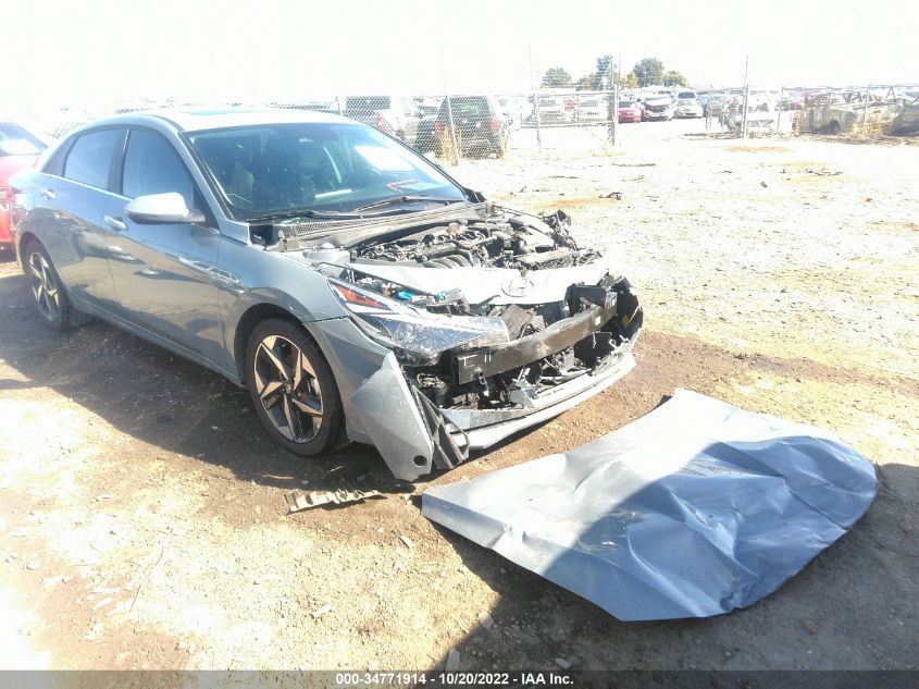 2022 HYUNDAI ELANTRA SEL VIN: KMHLN4AGXNU303025