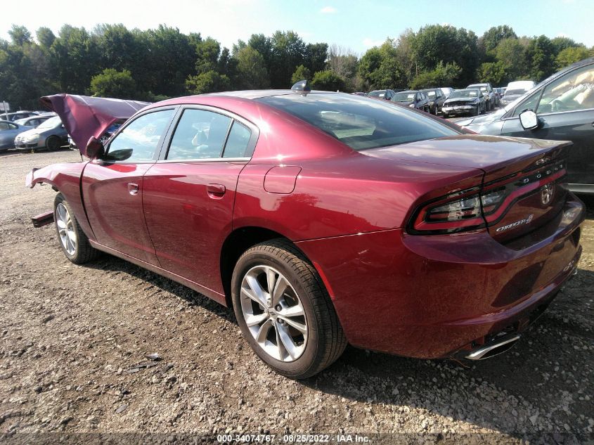2021 DODGE CHARGER SXT VIN: 2C3CDXJG3MH679953