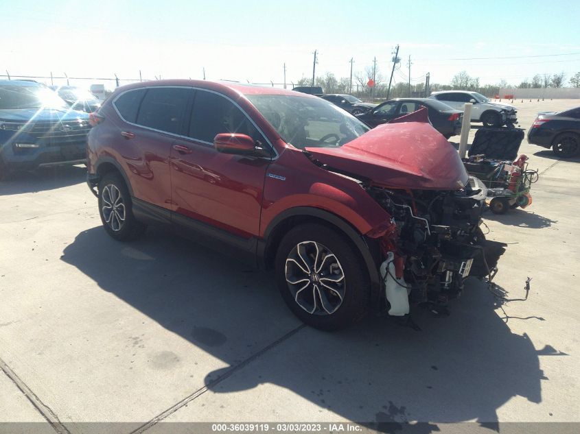 2022 HONDA CR-V HYBRID EX-L VIN: 5J6RT6H86NL033029