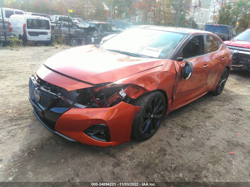 2022 NISSAN MAXIMA SR VIN: 1N4AA6EV9NC504261