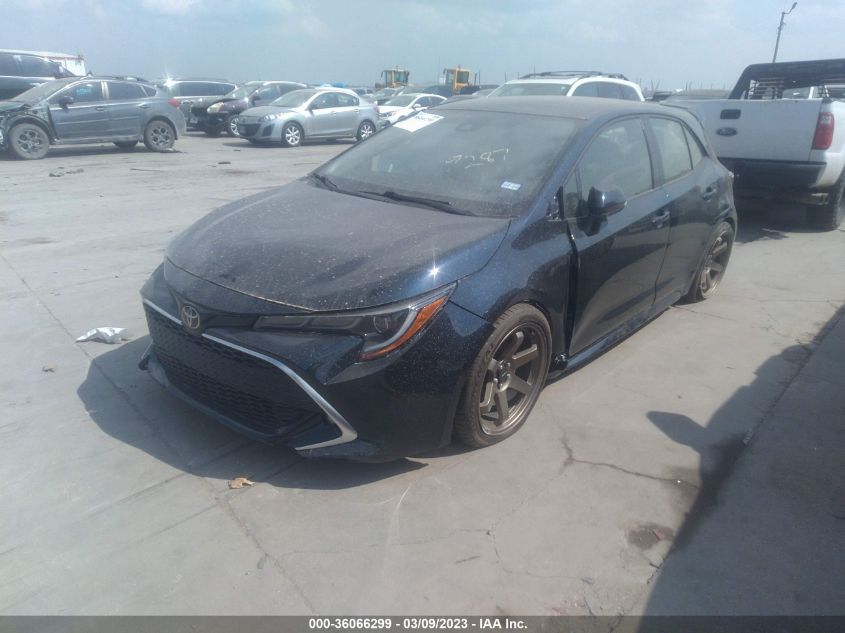 2022 TOYOTA COROLLA HATCHBACK XSE VIN: JTNA4MBE2N3169267