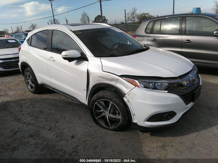 2021 HONDA HR-V EX-L VIN: 3CZRU5H7XMM720266