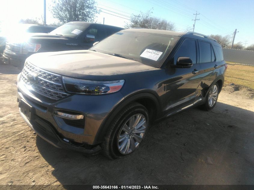 2021 FORD EXPLORER LIMITED VIN: 1FM5K7FW9MNA17050