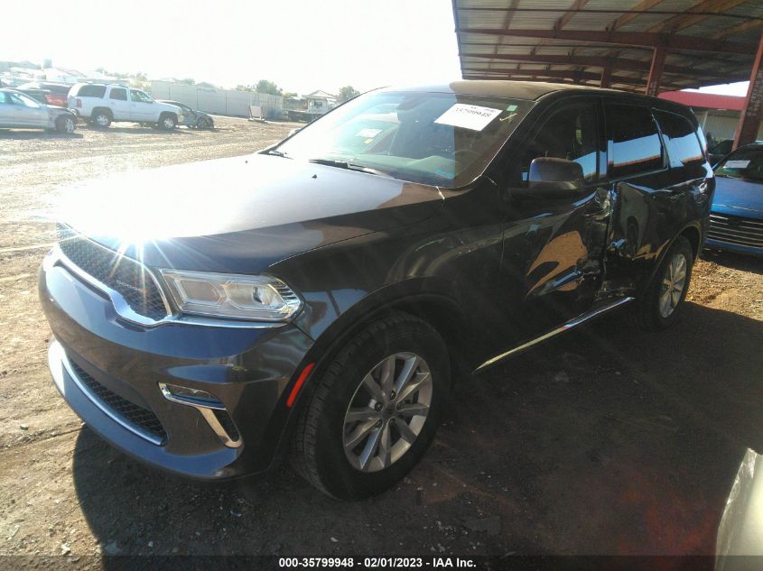 2021 DODGE DURANGO SXT VIN: 1C4RDHAG8MC640967