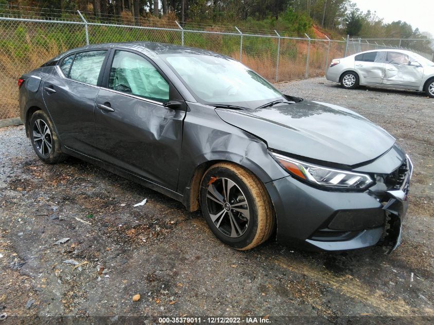 2022 NISSAN SENTRA SV VIN: 3N1AB8CV9NY257050