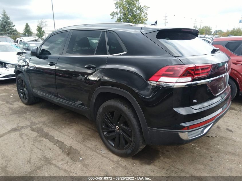 2022 VOLKSWAGEN ATLAS CROSS SPORT 2.0T SE W/TECHNOLOGY VIN: 1V2HC2CA2NC215345