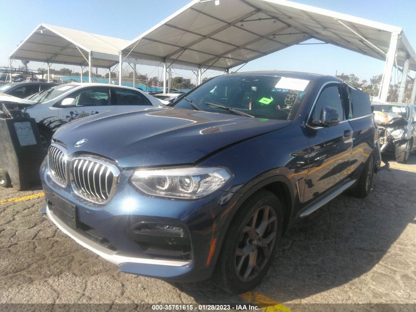 2021 BMW X4 XDRIVE30I VIN: 5UX2V1C03M9G84234
