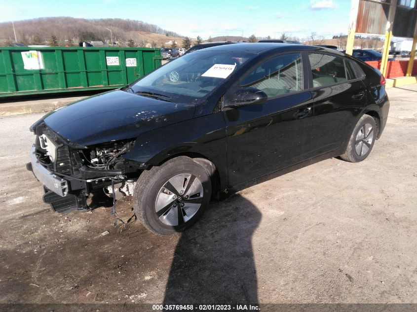 2022 HYUNDAI IONIQ HYBRID BLUE VIN: KMHC65LC5NU268181