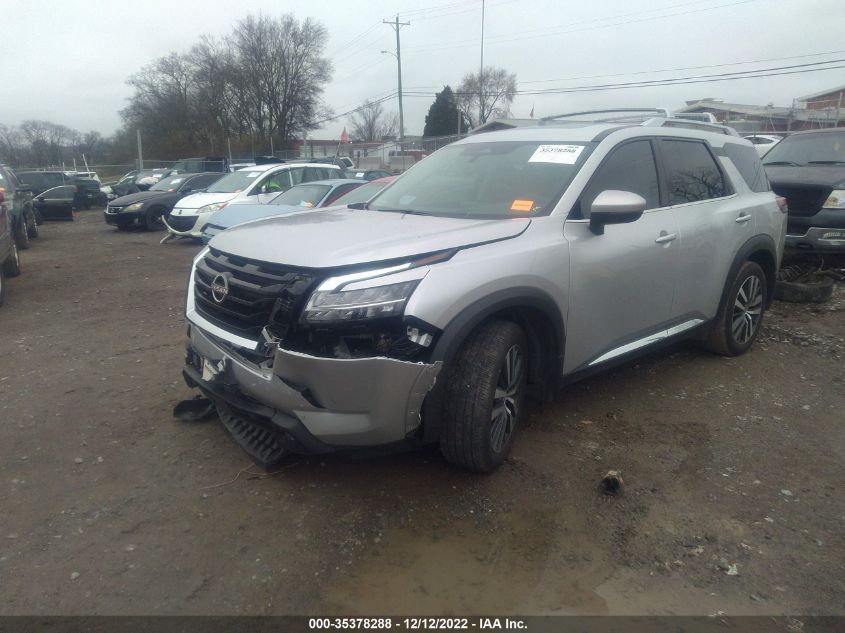 2022 NISSAN PATHFINDER PLATINUM VIN: 5N1DR3DK9NC250584