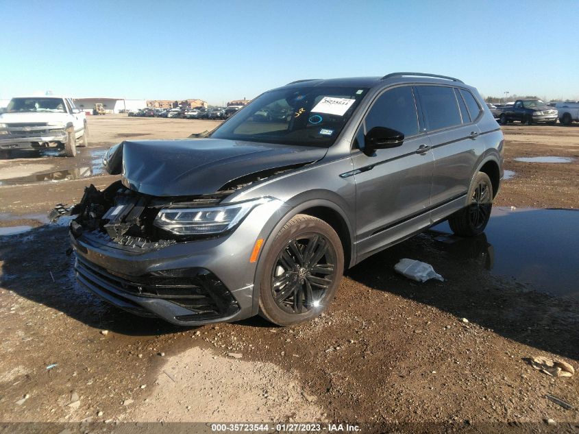 2022 VOLKSWAGEN TIGUAN SE R-LINE BLACK VIN: 3VVCB7AX6NM131838