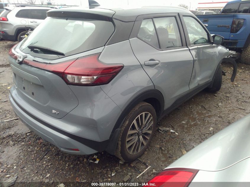 2022 NISSAN KICKS SV VIN: 3N1CP5CV9NL484308