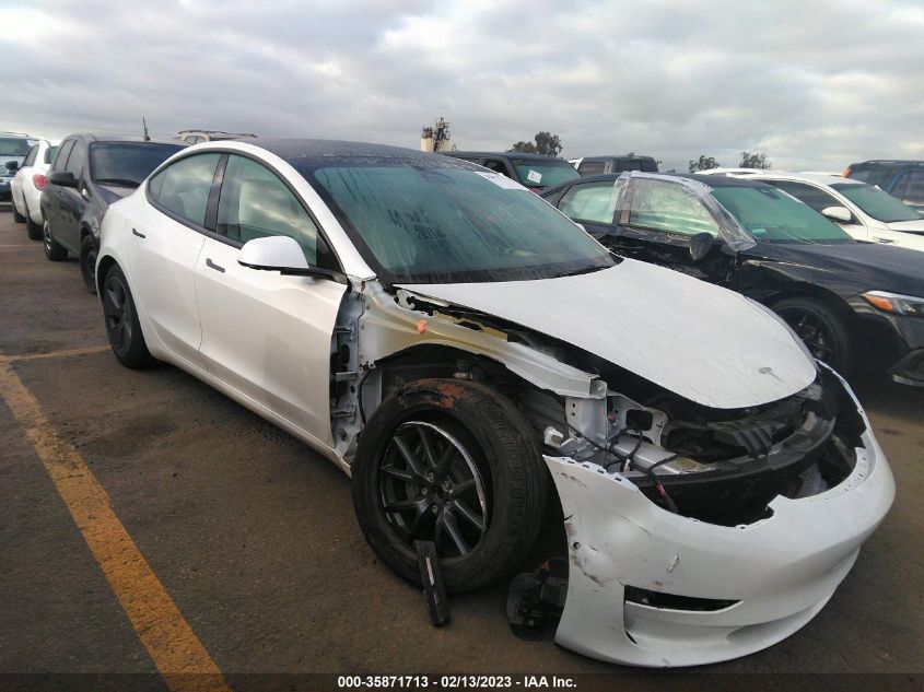 2022 TESLA MODEL 3 VIN: 5YJ3E1EA0NF355894