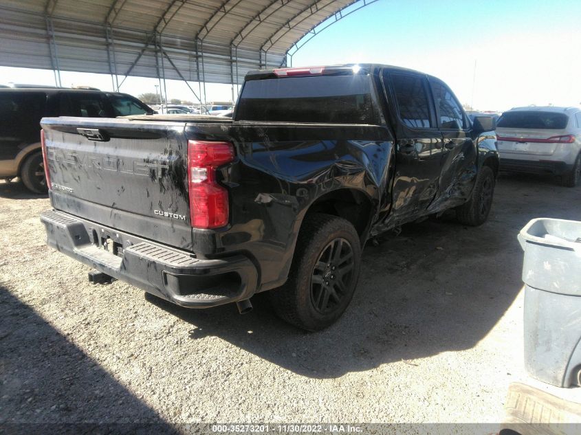 2022 CHEVROLET SILVERADO 1500 CUSTOM VIN: 3GCPABEK1NG601860