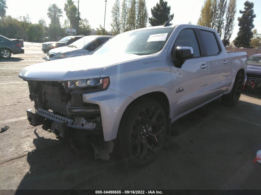 2021 CHEVROLET SILVERADO 1500 LT VIN: 3GCPWCED4MG272157
