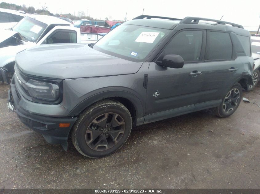 2022 FORD BRONCO SPORT OUTER BANKS VIN: 3FMCR9C65NRE30388