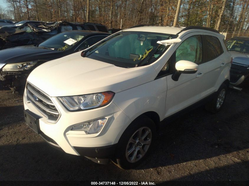 2022 FORD ECOSPORT SE VIN: MAJ6S3GL7NC463710