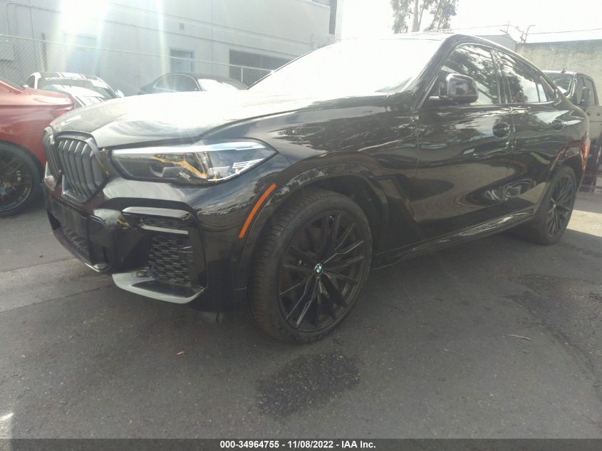2022 BMW X6 XDRIVE40I VIN: 5UXCY6C05N9L11042