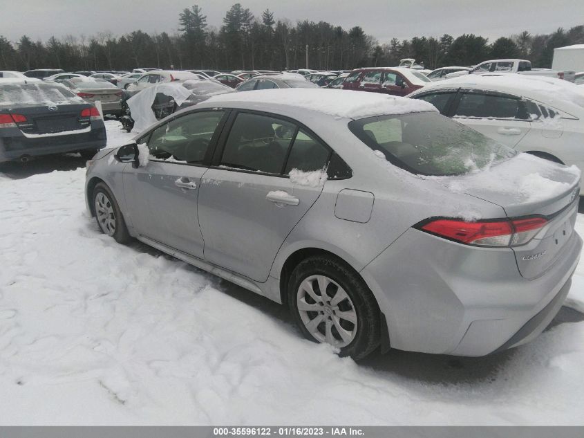 2022 TOYOTA COROLLA LE VIN: JTDEPMAE1N3018953