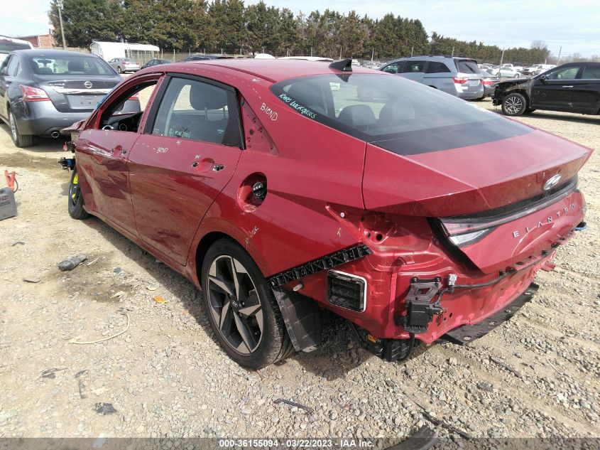 2022 HYUNDAI ELANTRA HYBRID LIMITED VIN: KMHLN4AJ1NU025059