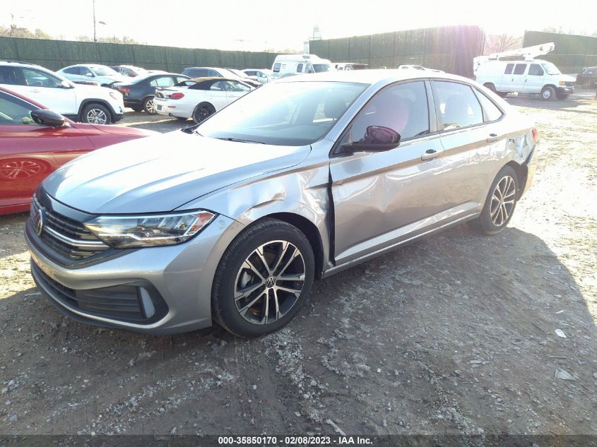 2022 VOLKSWAGEN JETTA SPORT VIN: 3VWAM7BU6NM028727