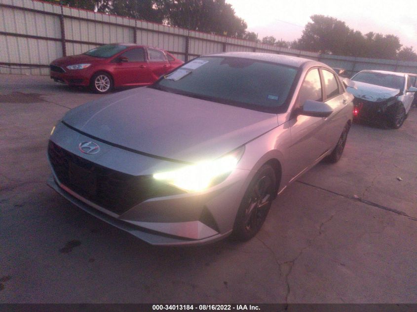 2021 HYUNDAI ELANTRA SEL VIN: 5NPLM4AG7MH028049