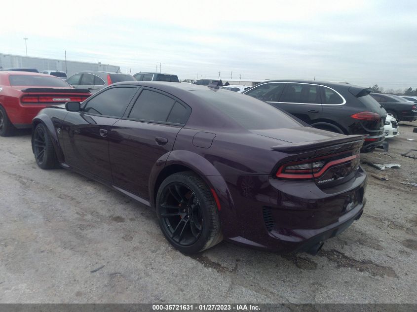 2022 DODGE CHARGER SRT HELLCAT WIDEBODY VIN: 2C3CDXL98NH102626