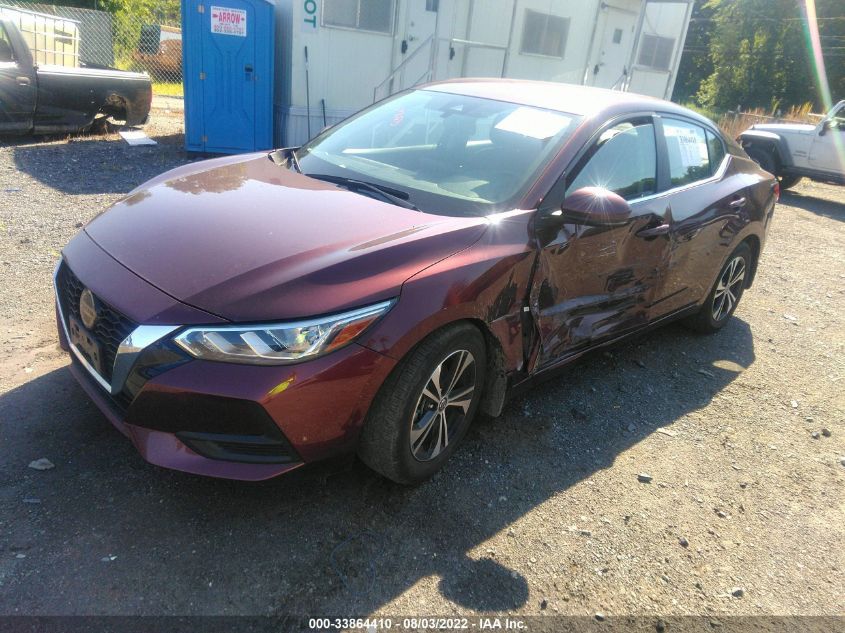 2020 NISSAN SENTRA SV VIN: 3N1AB8CVXLY210235