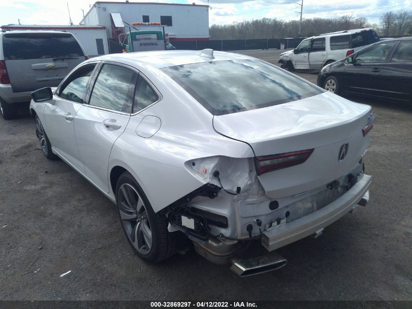 2021 ACURA TLX W/ADVANCE PACKAGE VIN: 19UUB6F62MA005373