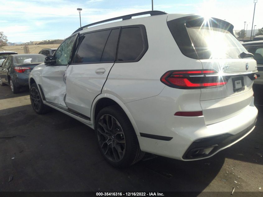 2023 BMW X7 XDRIVE40I VIN: 5UX23EM02P9P17222