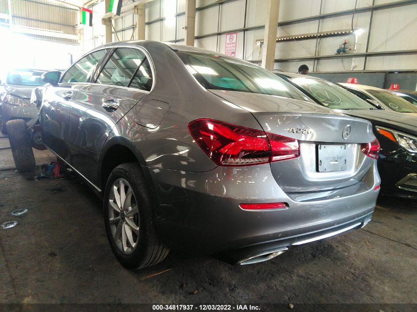 2021 MERCEDES-BENZ A-CLASS A 220 VIN: W1K3G4EBXMJ264536