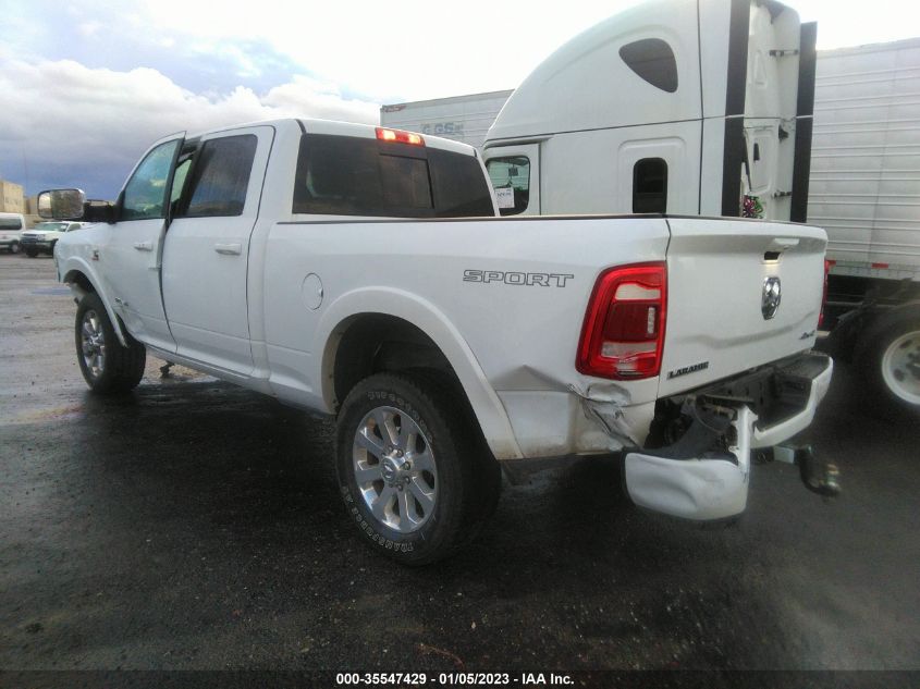 2022 RAM 2500 LARAMIE VIN: 3C6UR5FL5NG229600