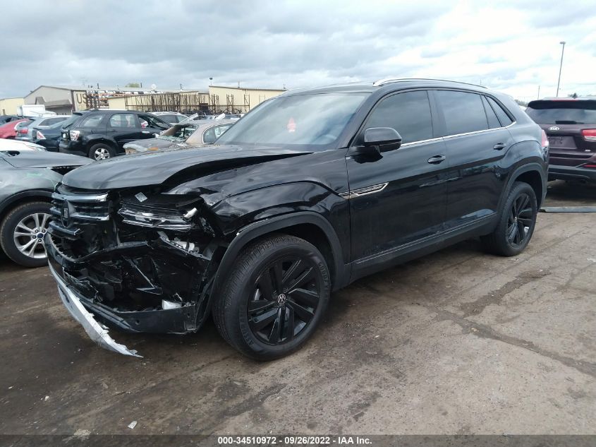 2022 VOLKSWAGEN ATLAS CROSS SPORT 2.0T SE W/TECHNOLOGY VIN: 1V2HC2CA2NC215345