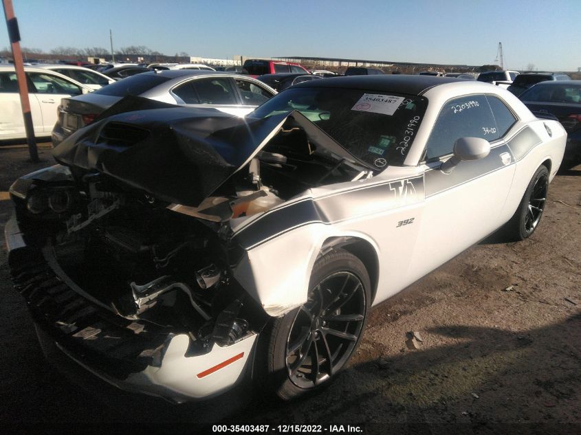 2022 DODGE CHALLENGER R/T SCAT PACK VIN: 2C3CDZFJXNH118277