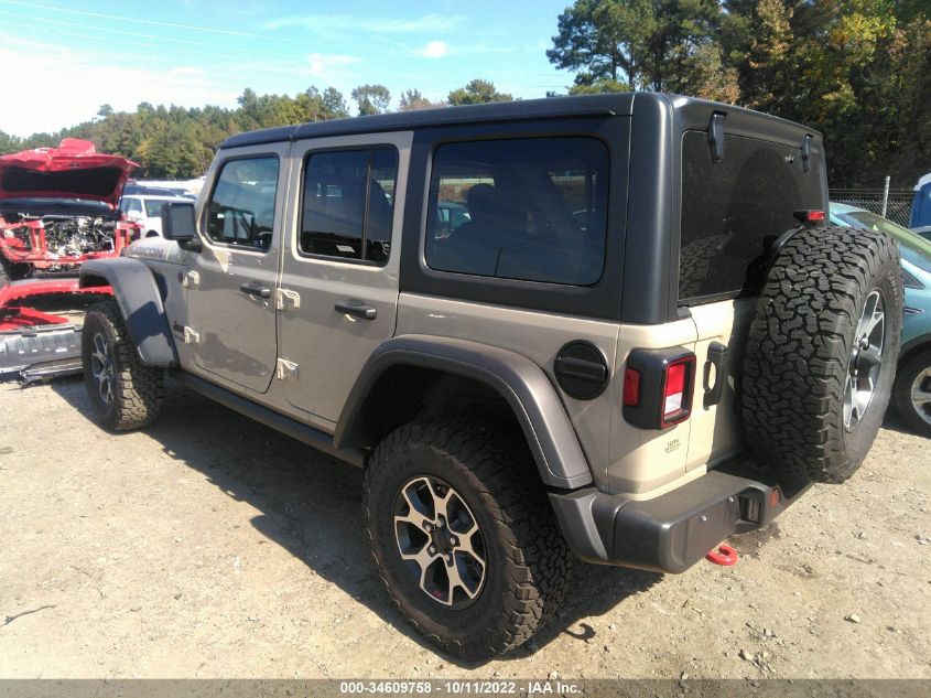 2022 JEEP WRANGLER UNLIMITED RUBICON VIN: 1C4HJXFN4NW243147