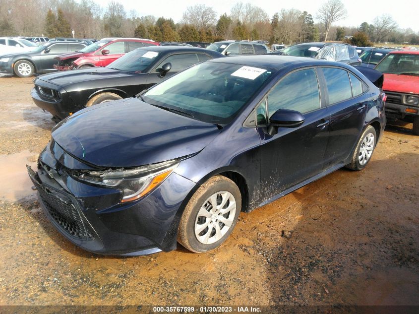 2022 TOYOTA COROLLA LE VIN: 5YFEPMAE9NP280341