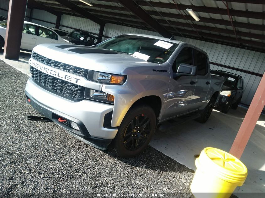 2021 CHEVROLET SILVERADO 1500 CUSTOM VIN: 1GCPYBEK8MZ351382