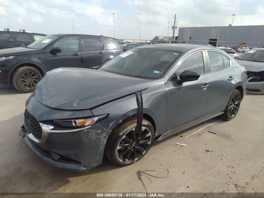 2022 MAZDA MAZDA3 SEDAN CARBON EDITION VIN: 3MZBPACL0NM300462